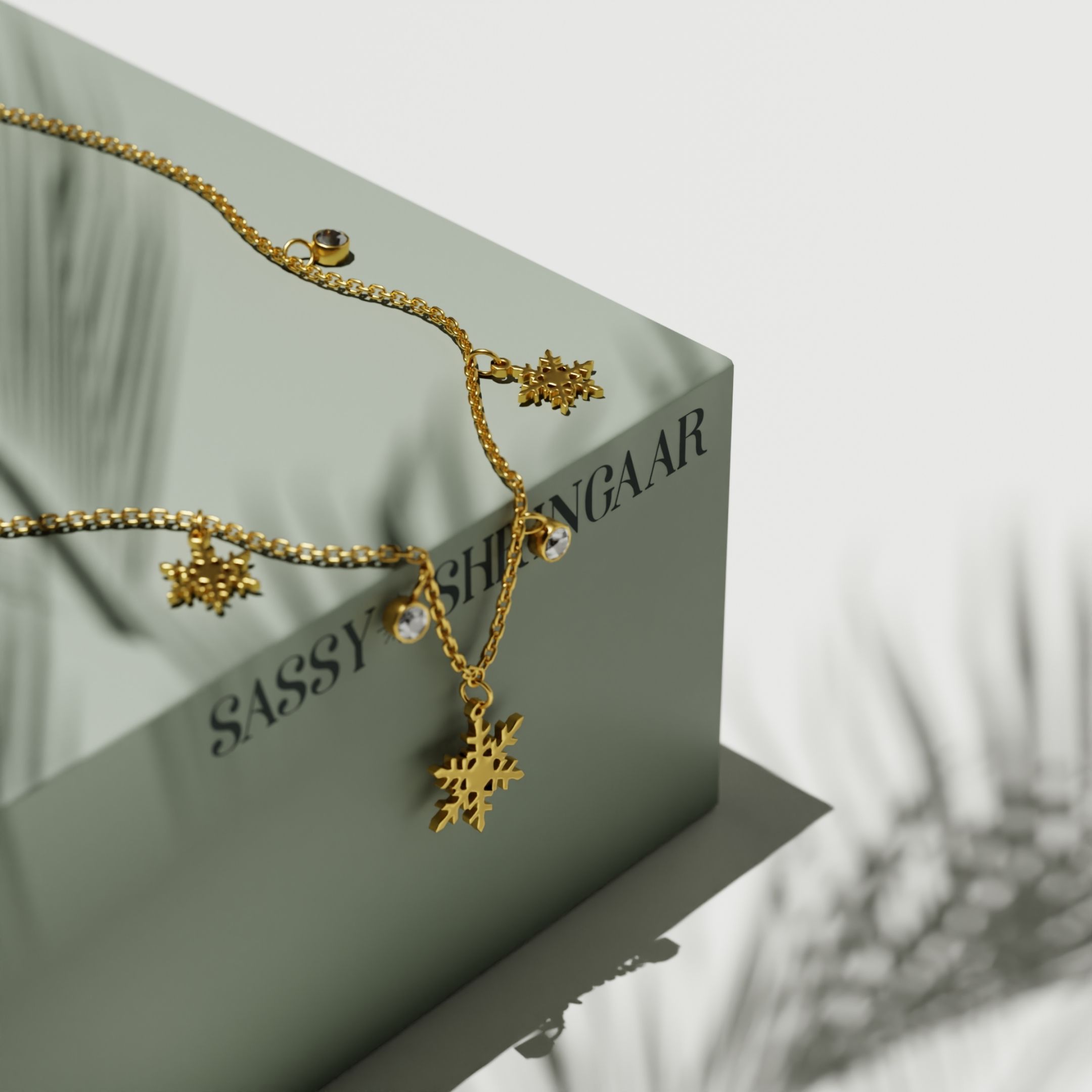 Winter Charm Snowflake Necklace