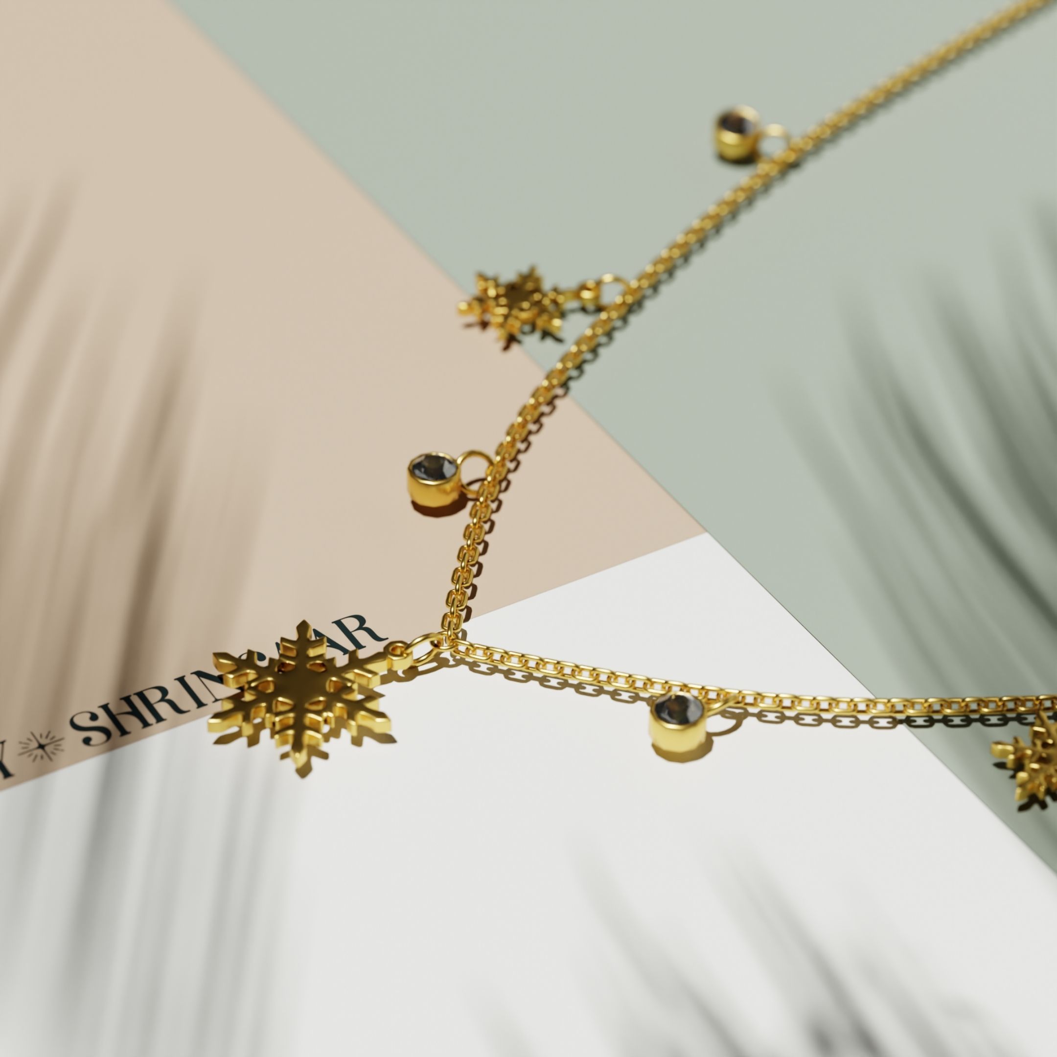 Winter Charm Snowflake Necklace