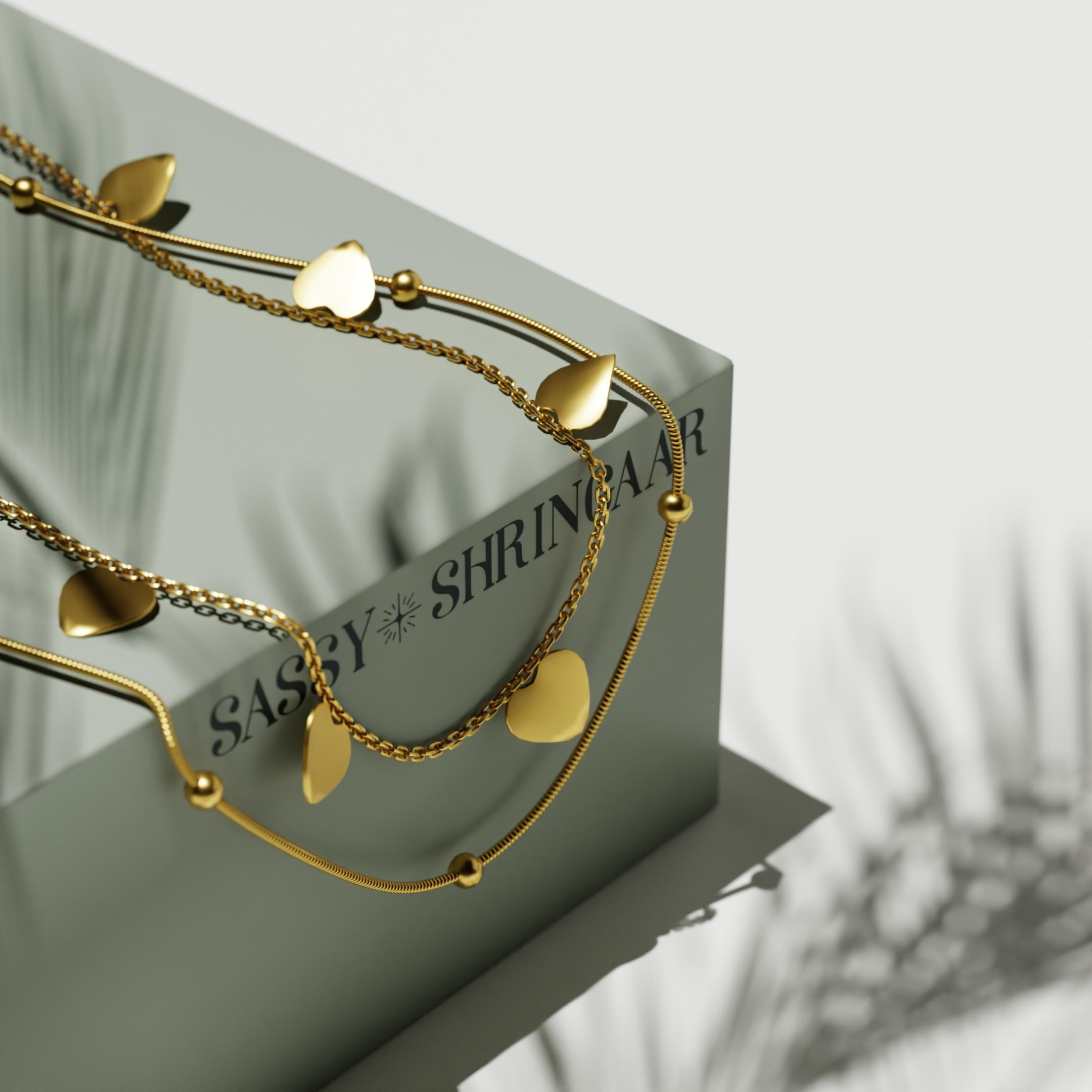 Eternal Hearts Double-Layered Necklace