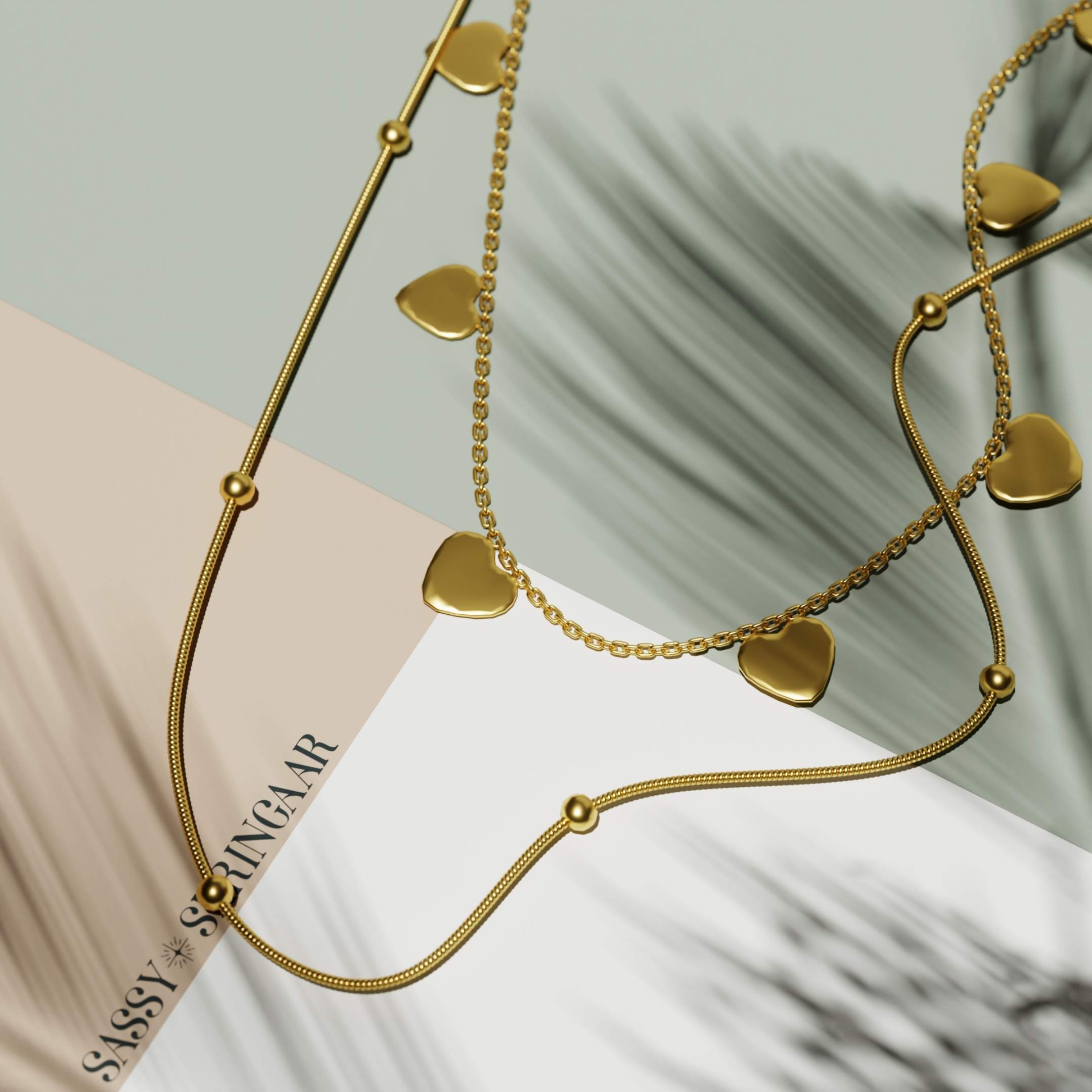 Eternal Hearts Double-Layered Necklace