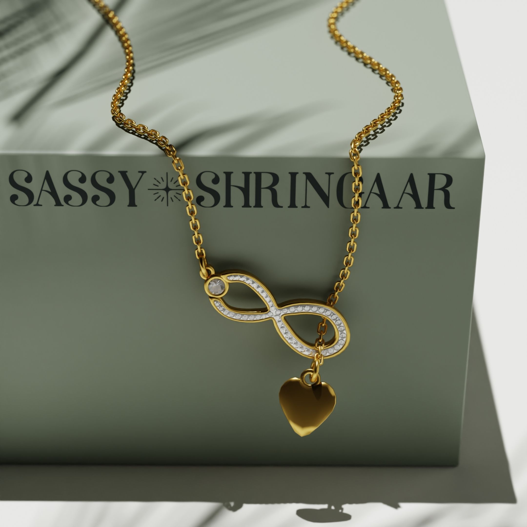 Eternal Love Infinity Heart Necklace