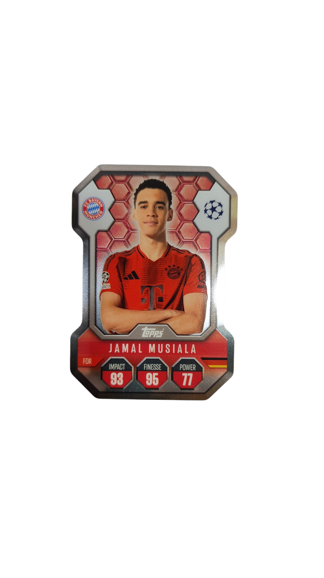 card JAMAL MUSIALA de TOPPS SH 10