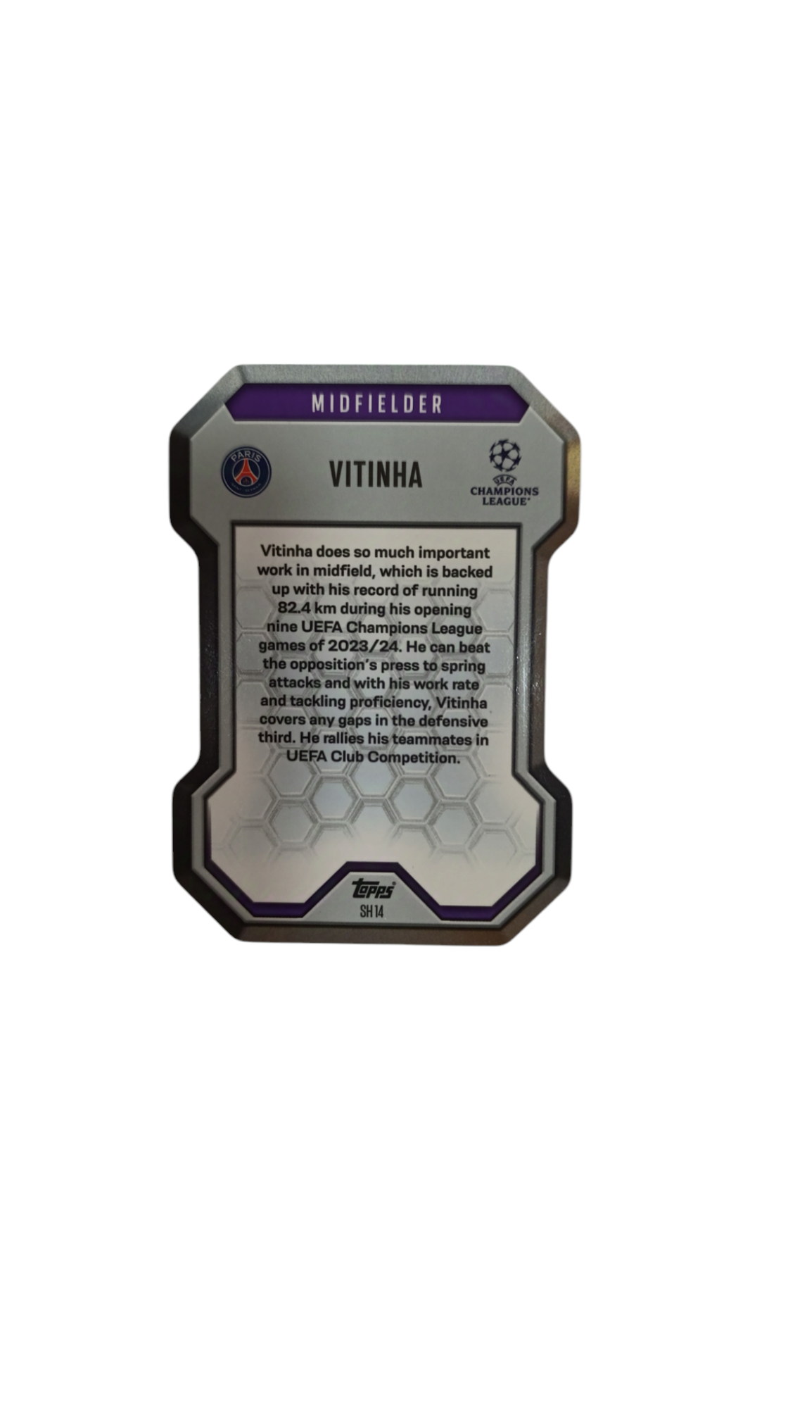 card VITINHA de TOPPS SH 14