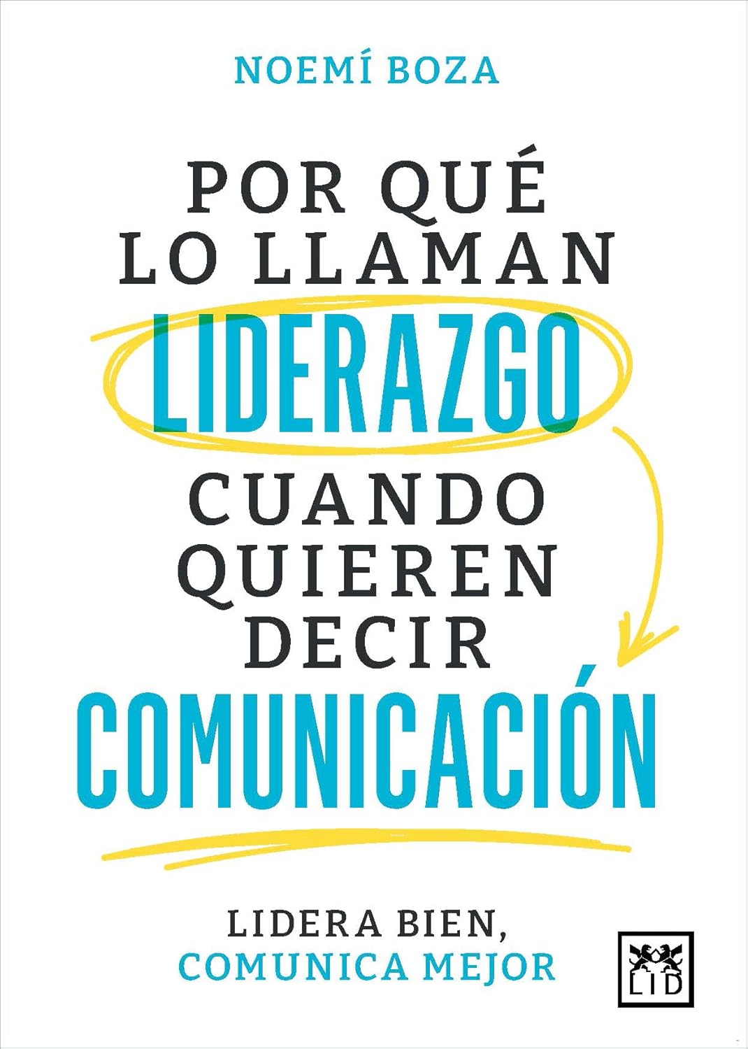 Por qué lo llaman liderazgo cuando quieren decir comunicación; Lidera bien, comunica mejor de NOEMÍ BOZA
