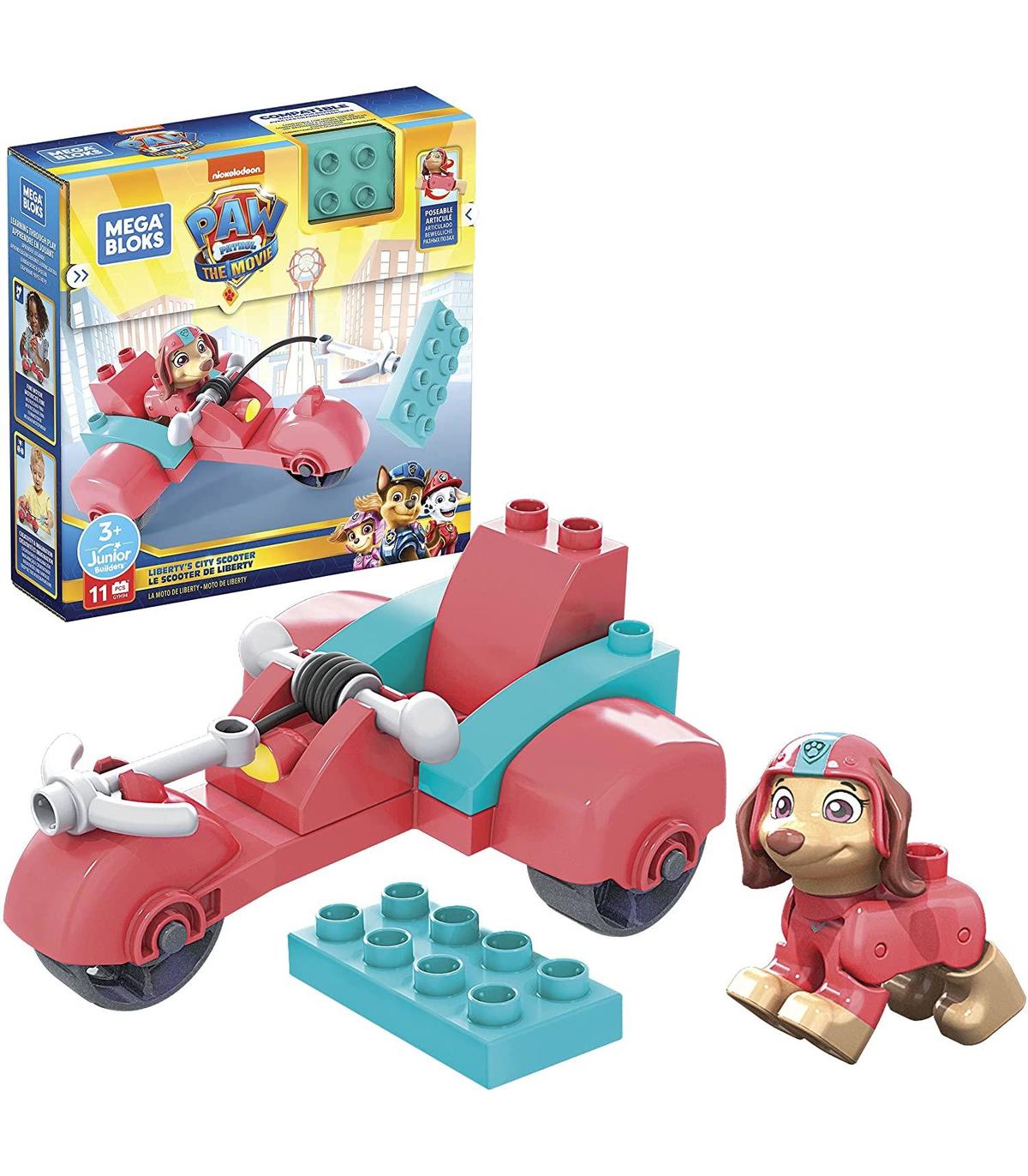 conjunto MEGA BLOKS PATRULLA CANINA 11 pcs 