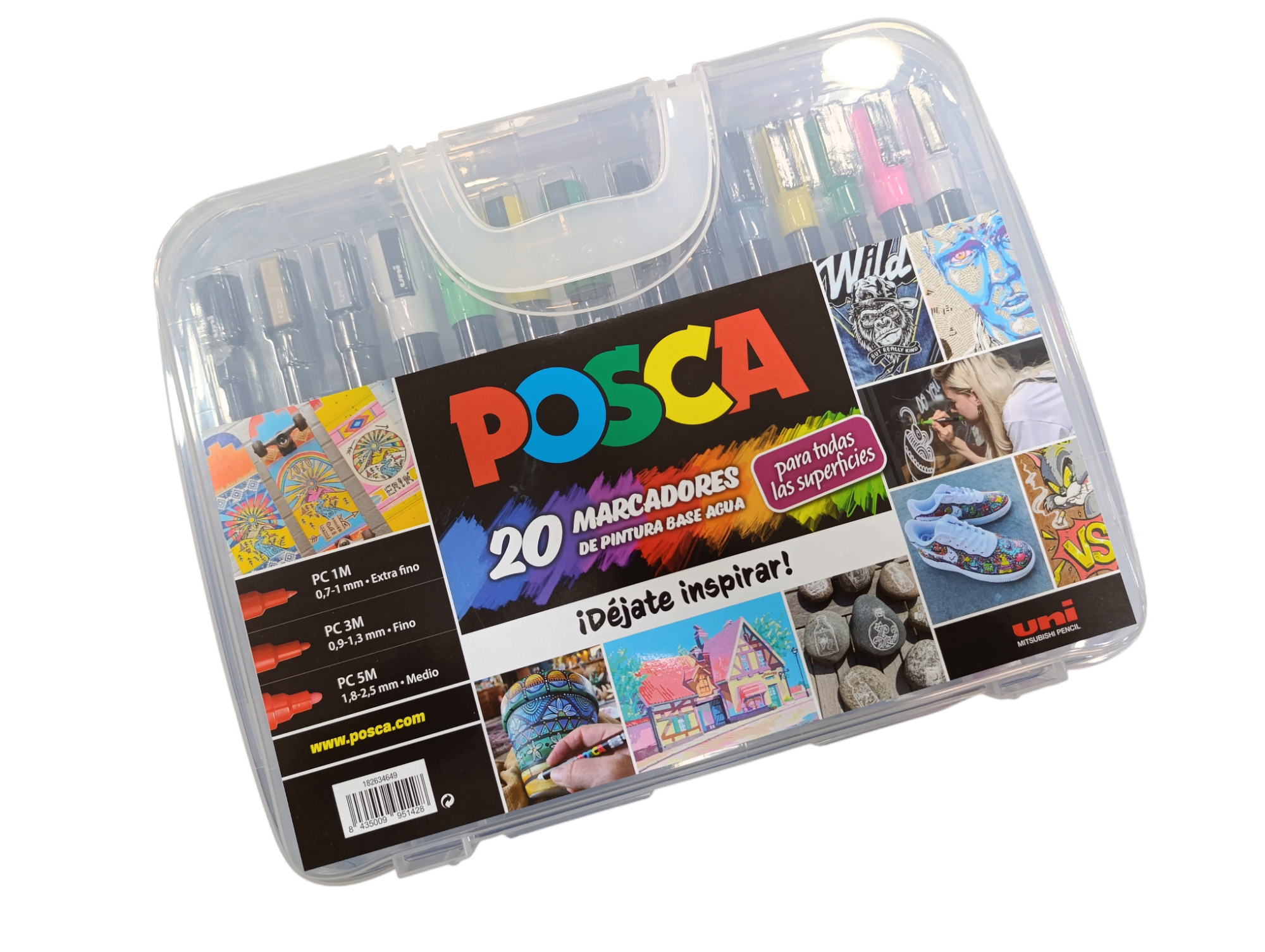 Maletin POSCA de 20 unidades