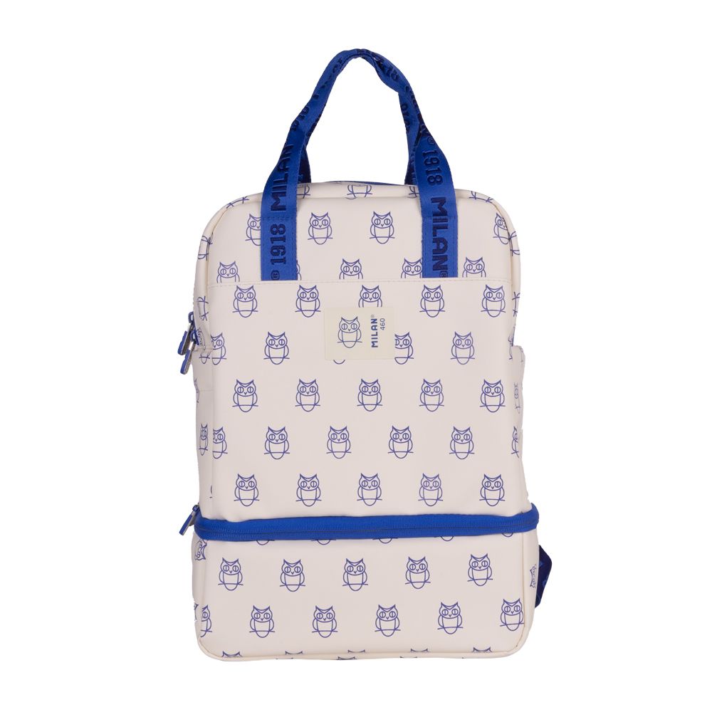 Mochila infantil con compartimento isotérmico de 2 L (capacidad total 13,5 L), colección 460 since 1918, beige by MILAN