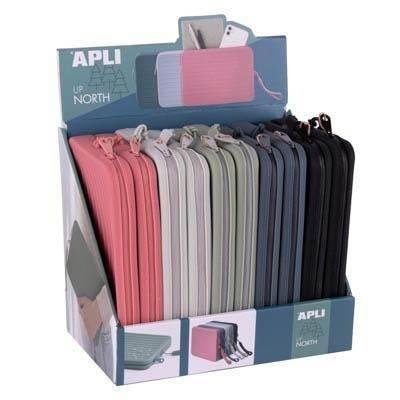 Estuche Rectangular Silicona Apli Up North Xl Colores Surtidos