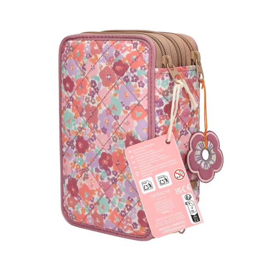 TOPModel estuche triple FLORAL