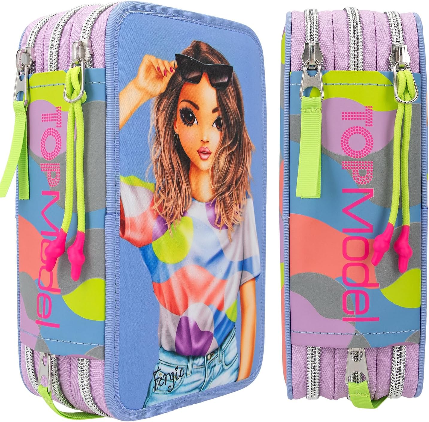 Depesche 12749 TOPModel Flash - Estuche de 3 compartimentos 