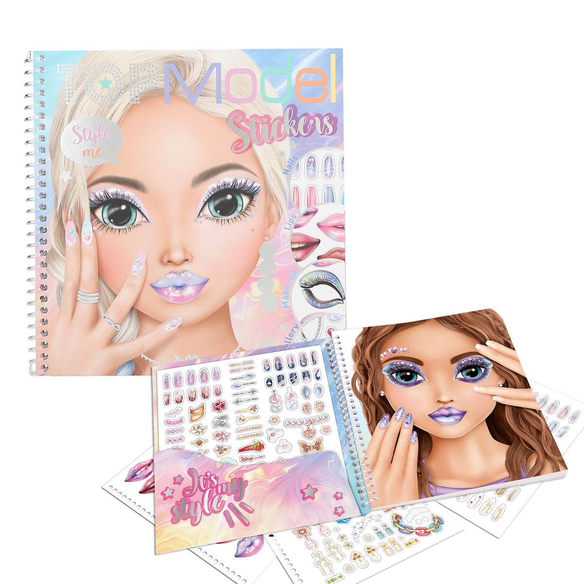 TOPModel dress me up maquillaje y uñas