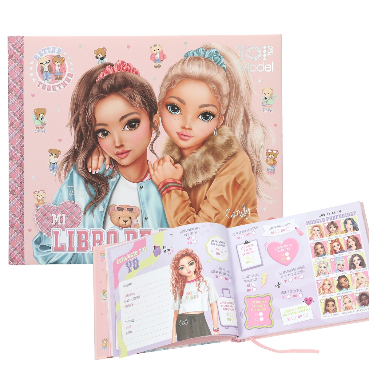 TOPModel libro de amistad TEAM TEDDY, espa±ol