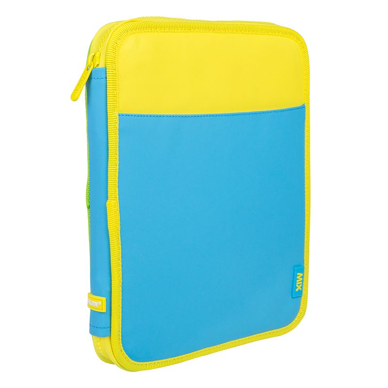 Plumier grande 1 piso con contenido MAXI CAPSULE Mix azul by MILAN