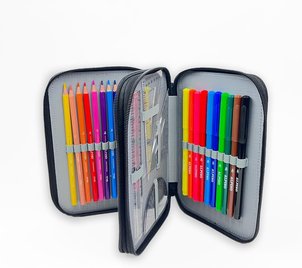 estuche doble ALPINO de 32 pcs.