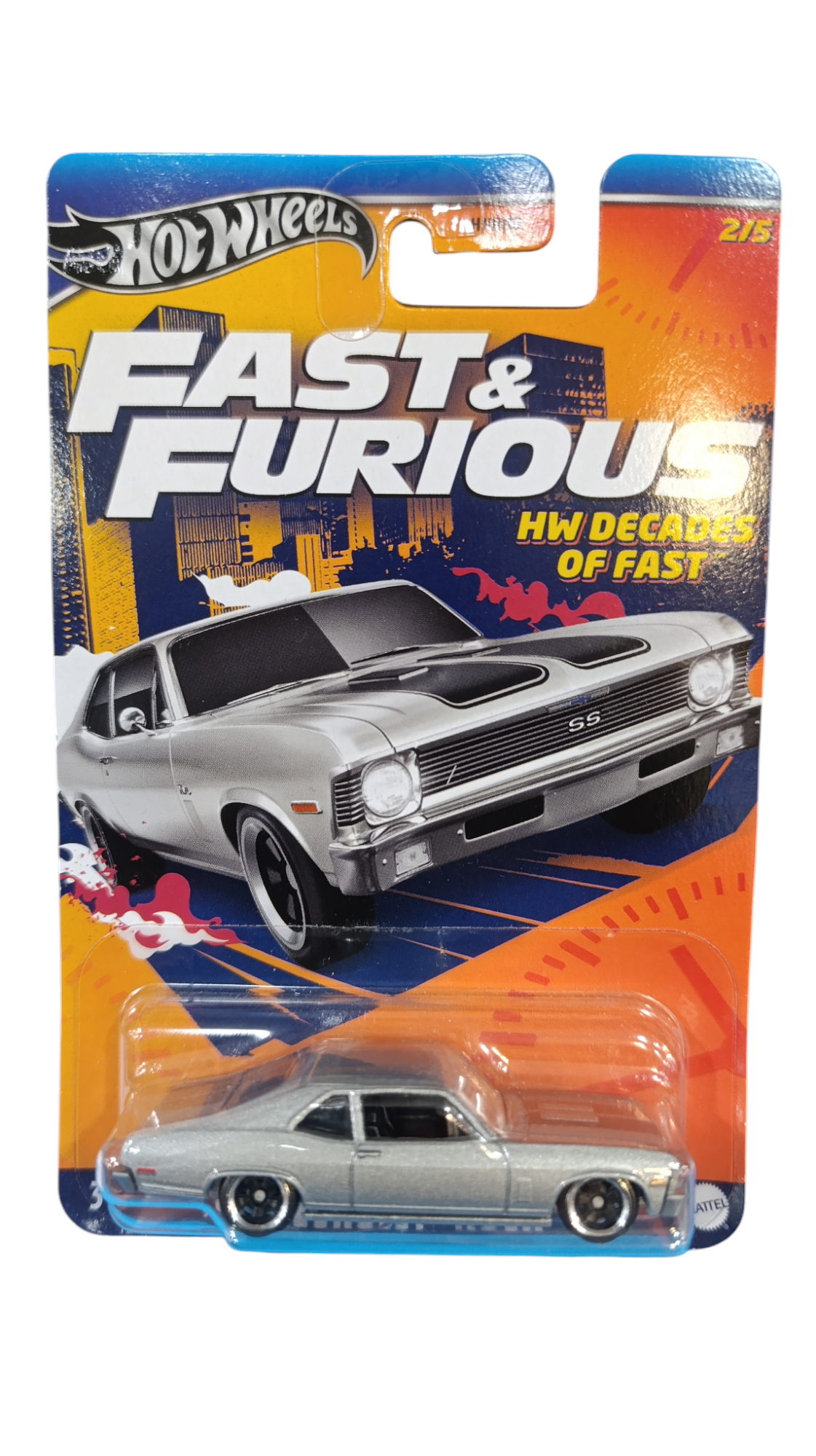 Hot Wheels fast & furious ´70 CHEVROLET NOVA SS 2/5 mattel HRW42