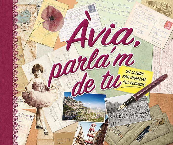 Àvia, parla'm de tu, un llibre per guardar els records 9788090789029