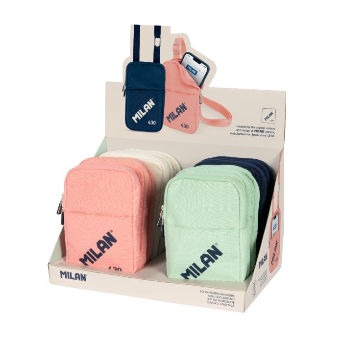 Bolso pequeño bandolera MILAN 430 since 1918, en cuatro colores
