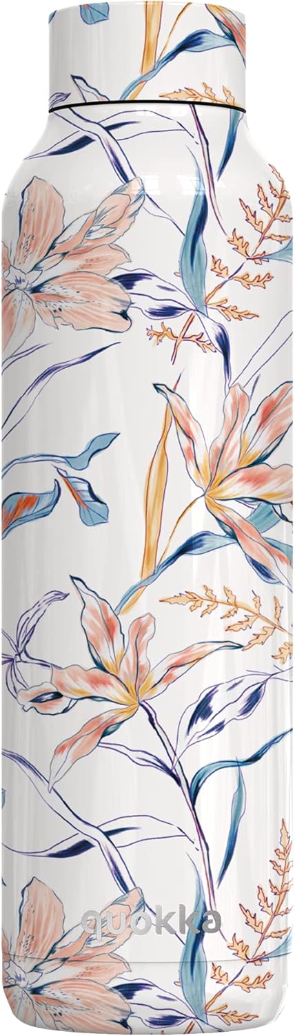  QUOKKA BOTELLA TERMO ACERO INOXIDABLE SOLID PORCELAIN VINTAGE FLORAL 630 ML