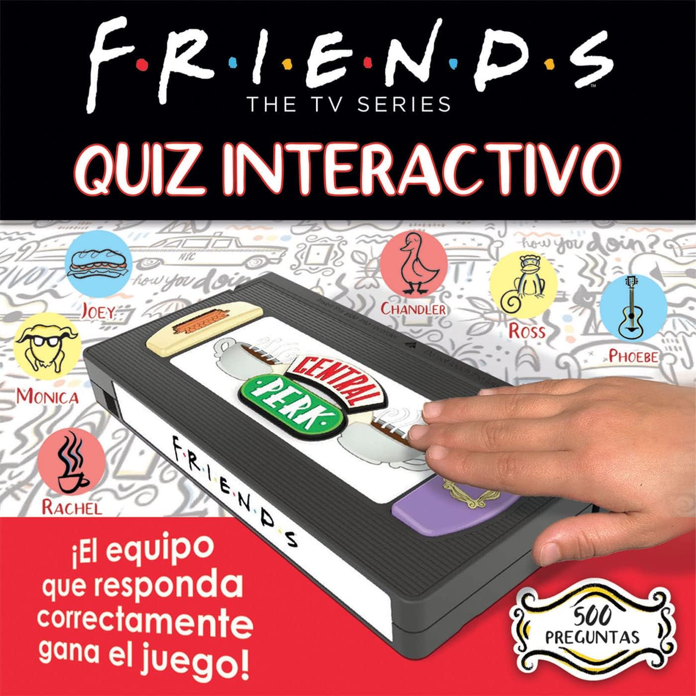 juego FRIENDS quiz interactivo de BORRAS
