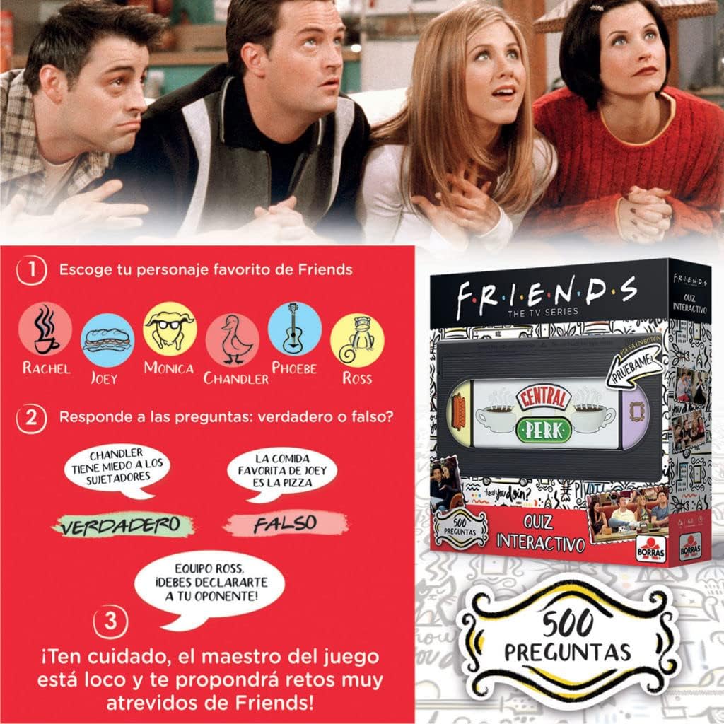 juego FRIENDS quiz interactivo de BORRAS