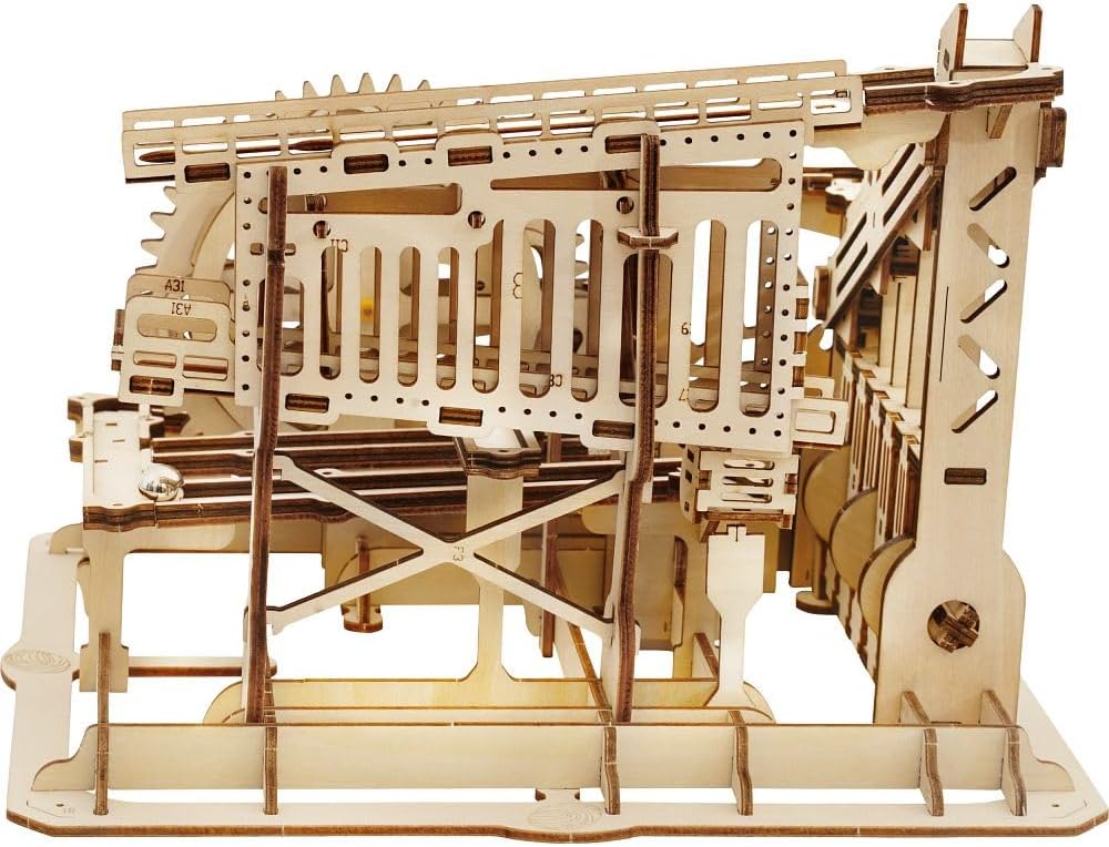 Robotime-LG502 Juego, Color Madera, Cog Coaster (LG502)
