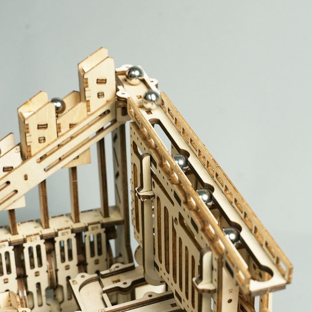 Robotime-LG502 Juego, Color Madera, Cog Coaster (LG502)