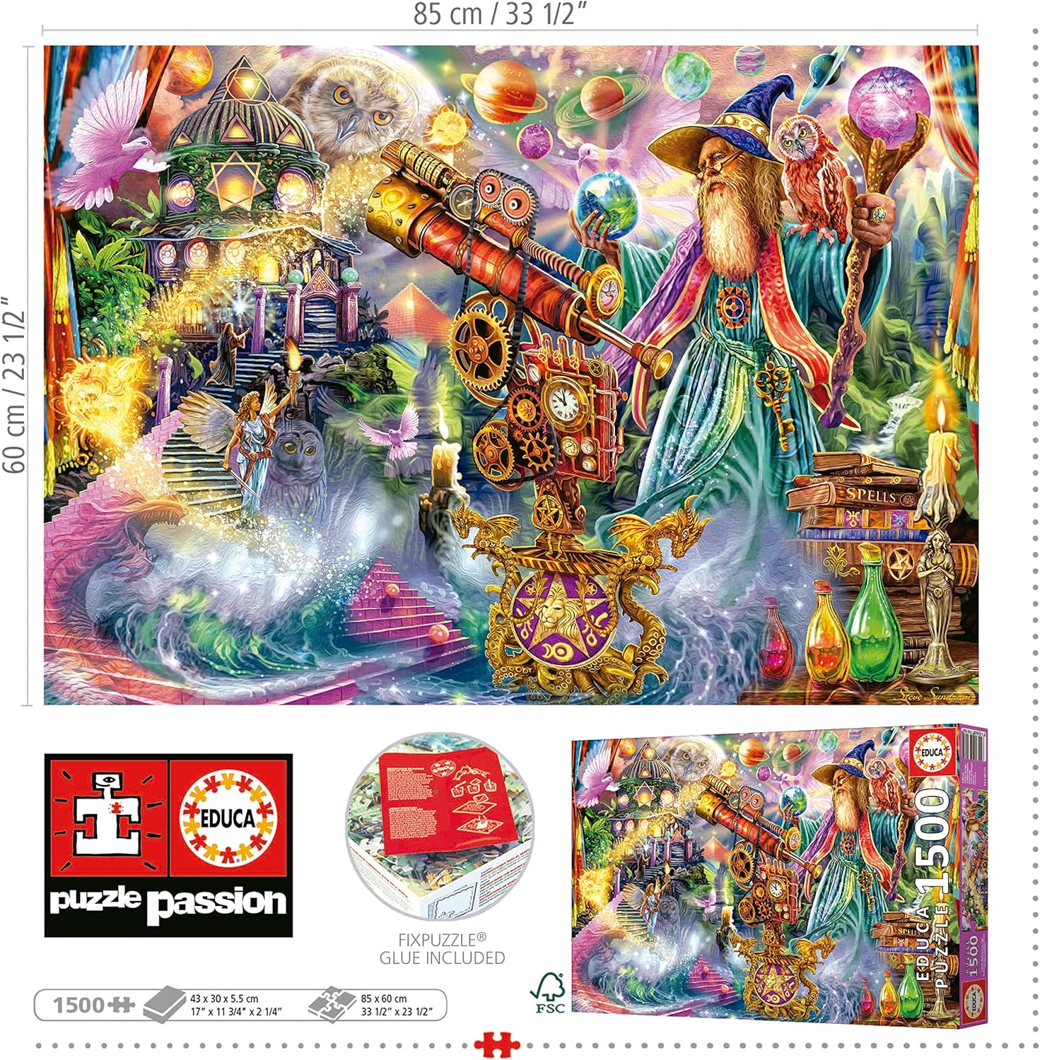  Educa - Puzzle de 1500 Piezas ref 19619 85x60cm