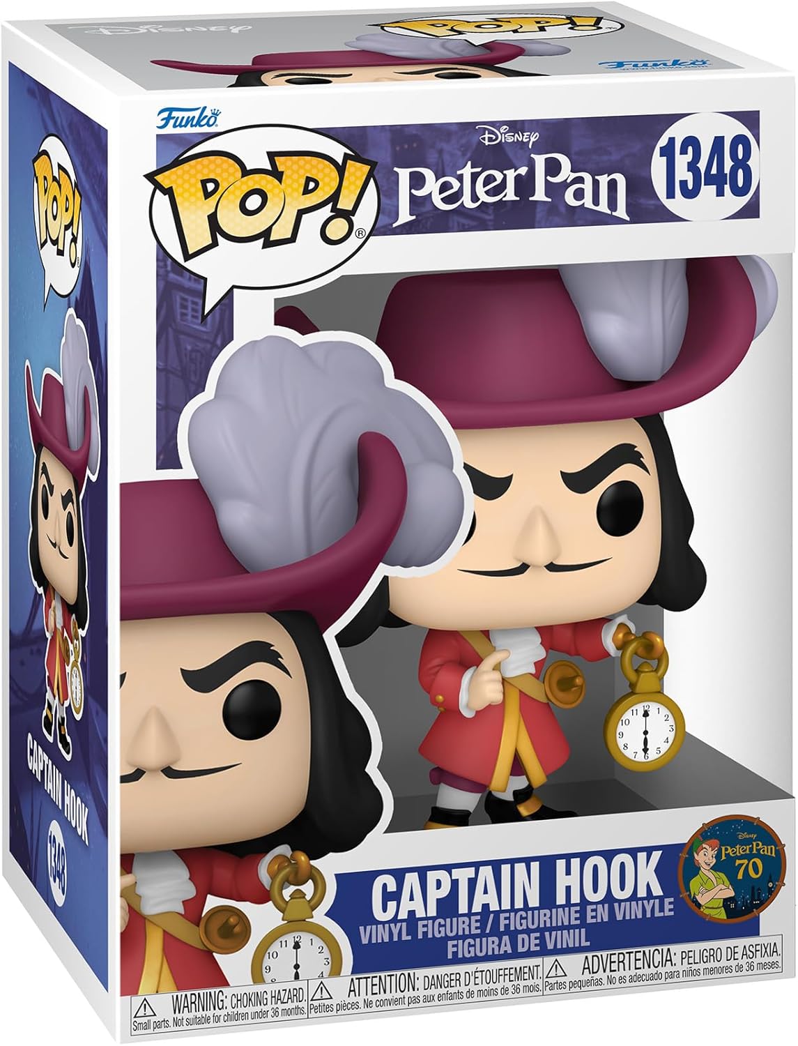 FUNKO POP CAPTAIN HOOK PETER PAN 1348