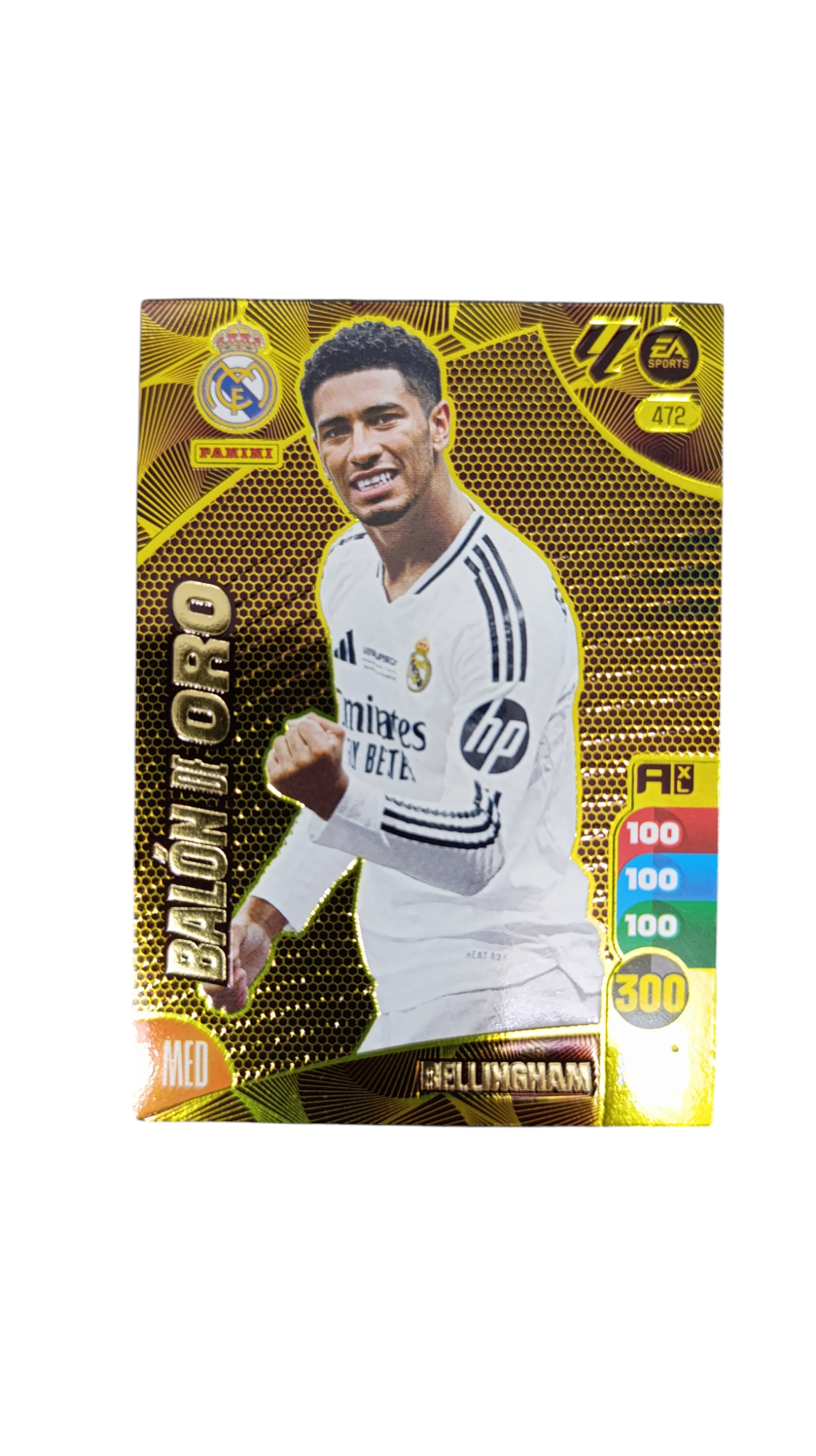 Balón de Oro BELLINGHAM Adrenalyn xl 2024-2025 de PANINI
