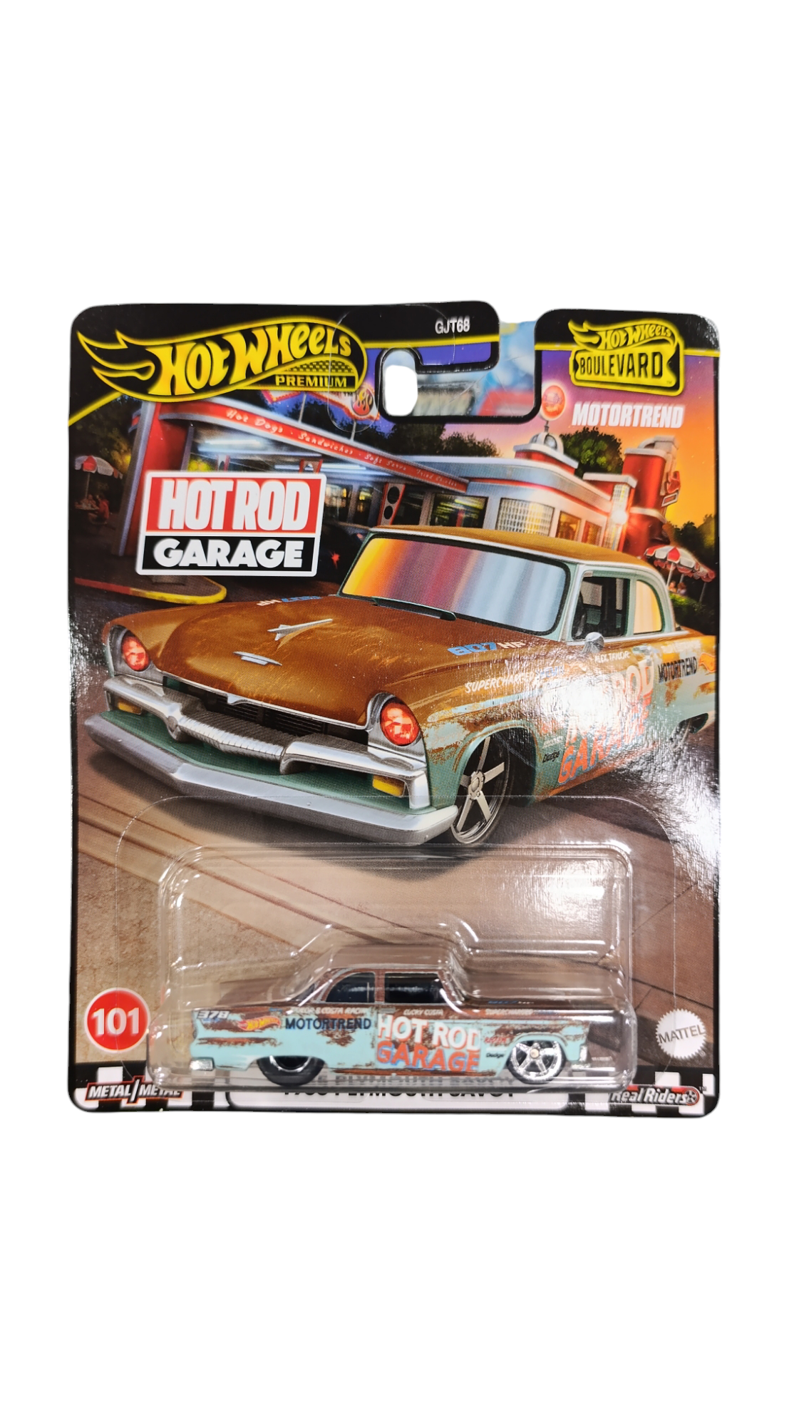 Hot Wheels Boulevard 1955 PLYMOUTH SAVOY HRT58