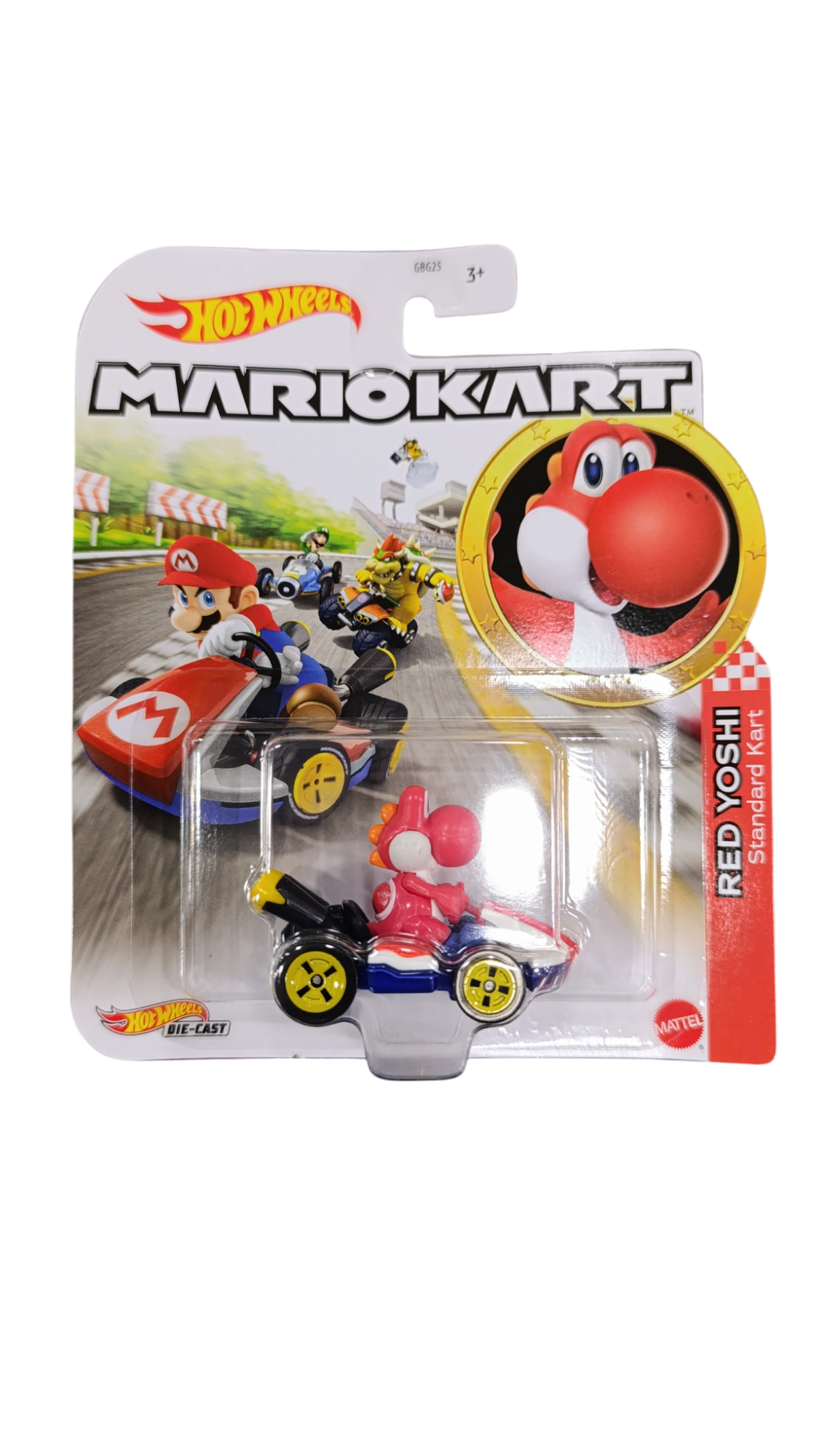 Hot Wheels Mariokart RED YOSHI GPD90