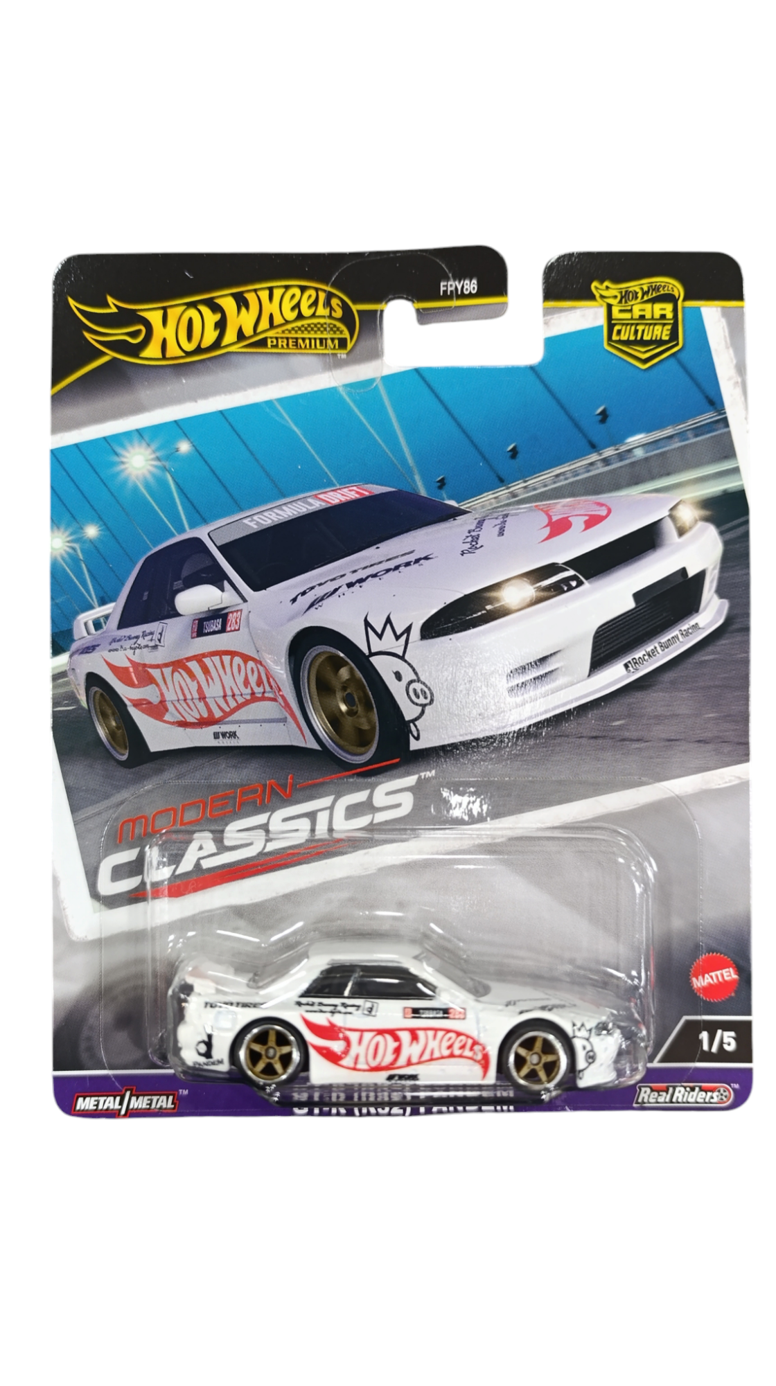 Hot Wheels Car Culture NISSAN SKYLINE GT-R (R32) PANDEM HRV68