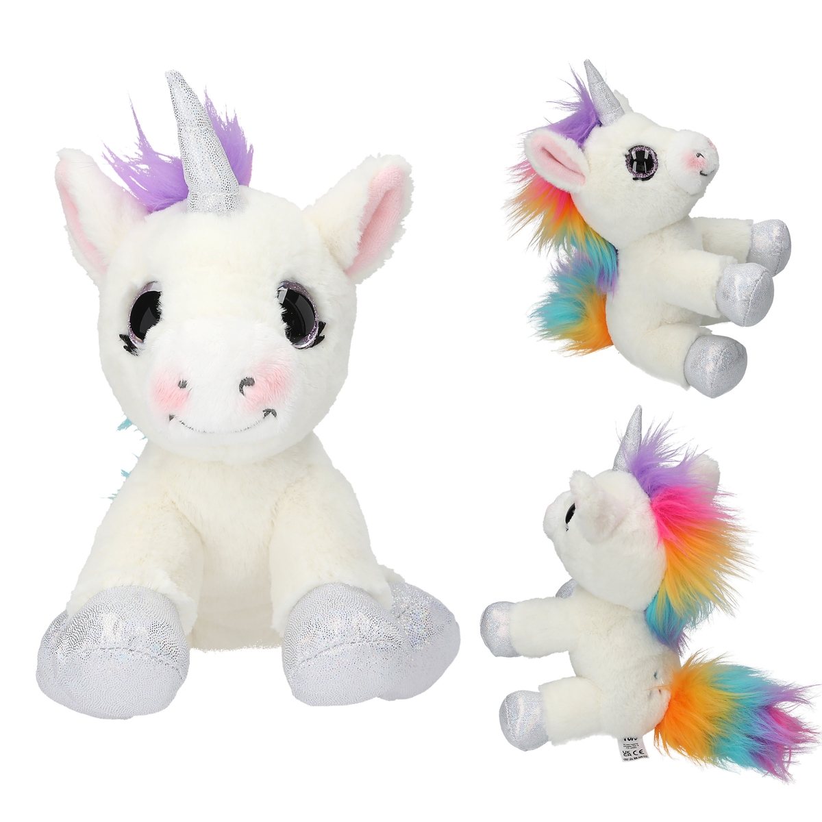 Ylvi unicornio de peluche blanco 22 cm by DEPESCHE 13634A