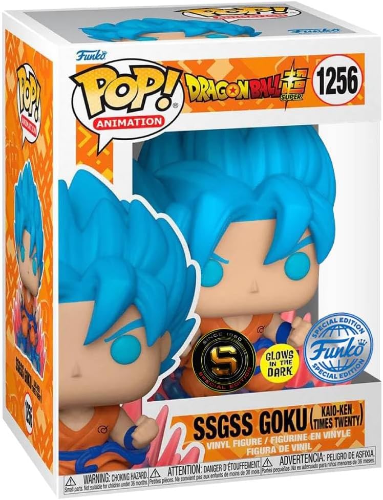 FUNKO POP SSGSS GOKU de DRAGONBALL SUPER 1256