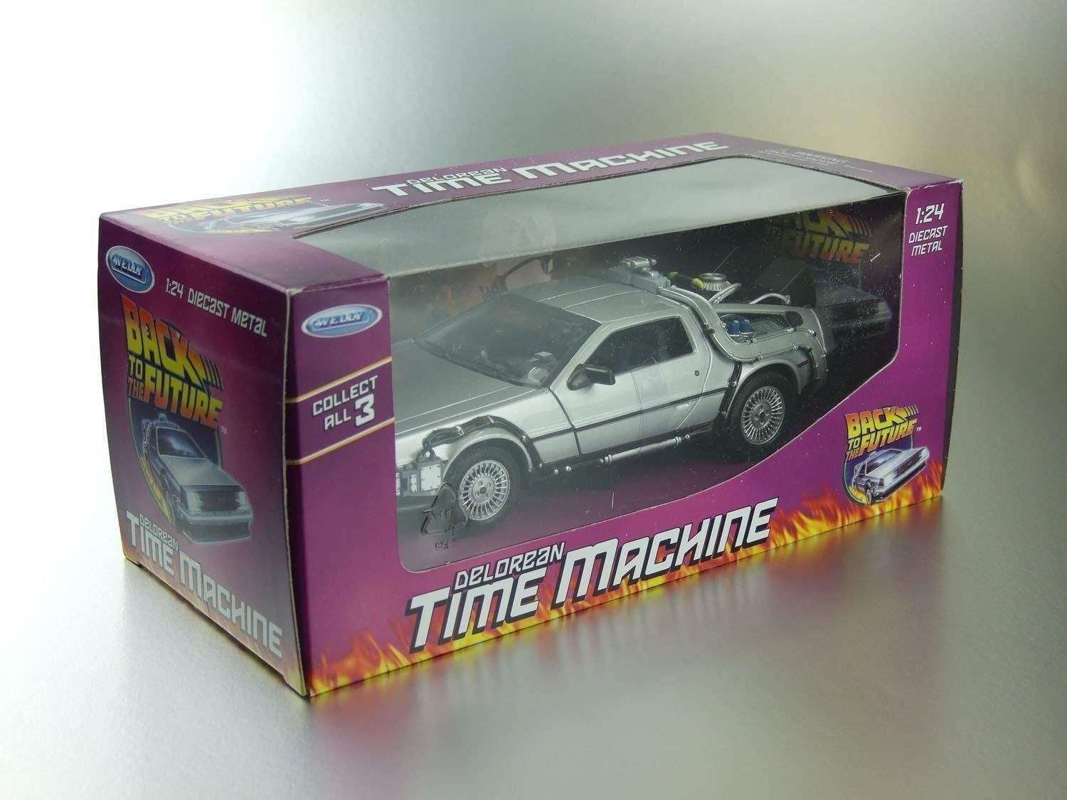 WELLY Réplica Delorean Regreso Al Futuro 1 Escala 1/24