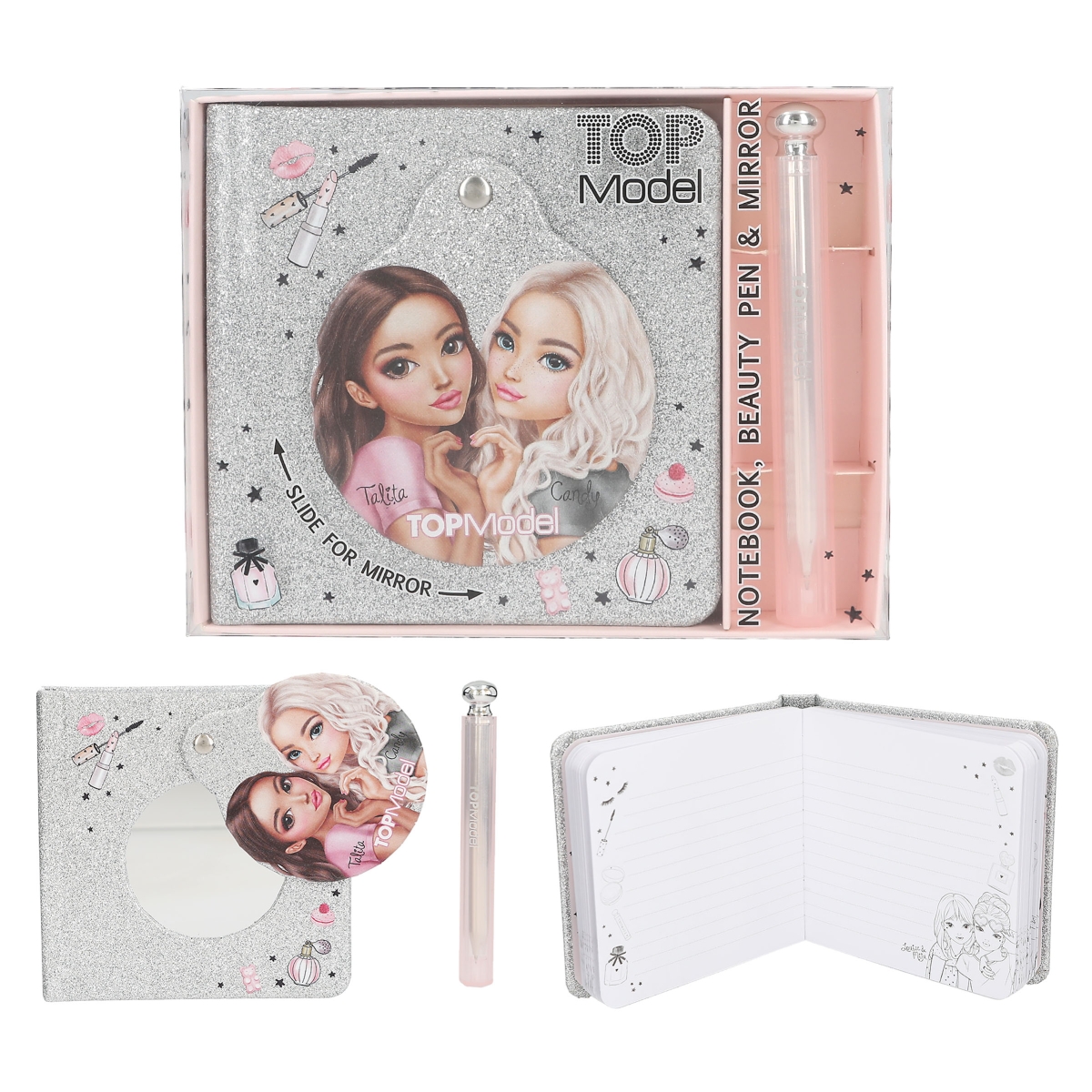 TOPModel cuaderno Beauty con bolígrafo