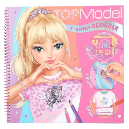 T-Shirt Designer cuaderno para colorear TOPModel