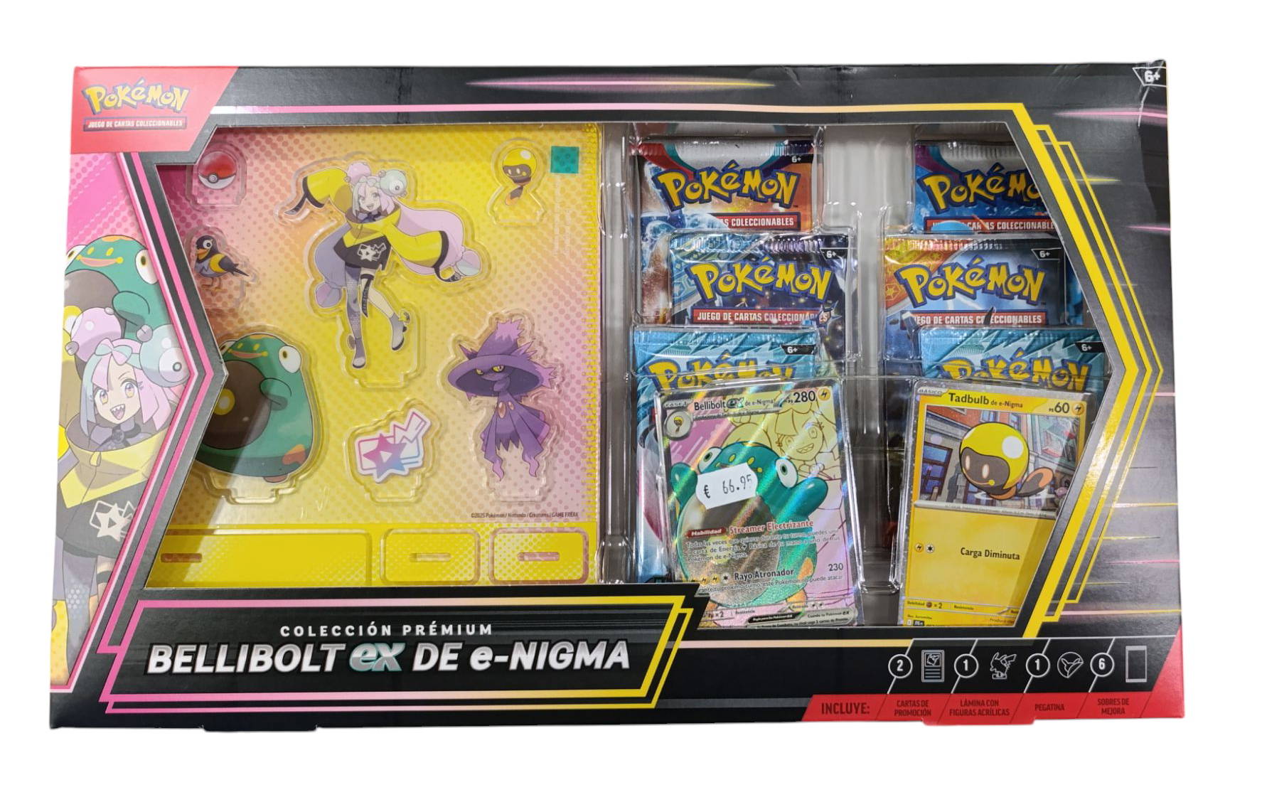 Coileccion Prémium BELLIBOLT EX DE e- NIGMA de POKÉMON España