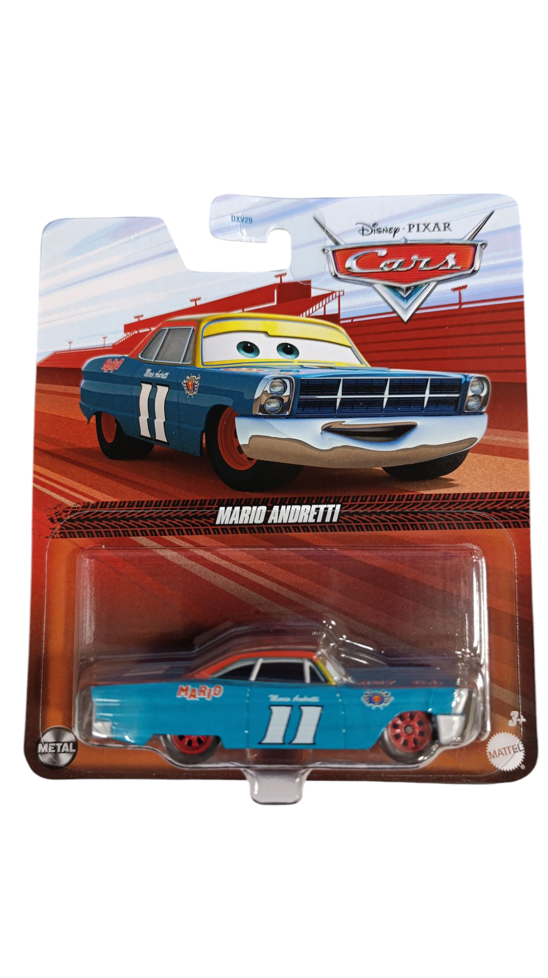 coche metal Disney Pixar CARS 1:55 MARIO ANDRETTI FLM08
