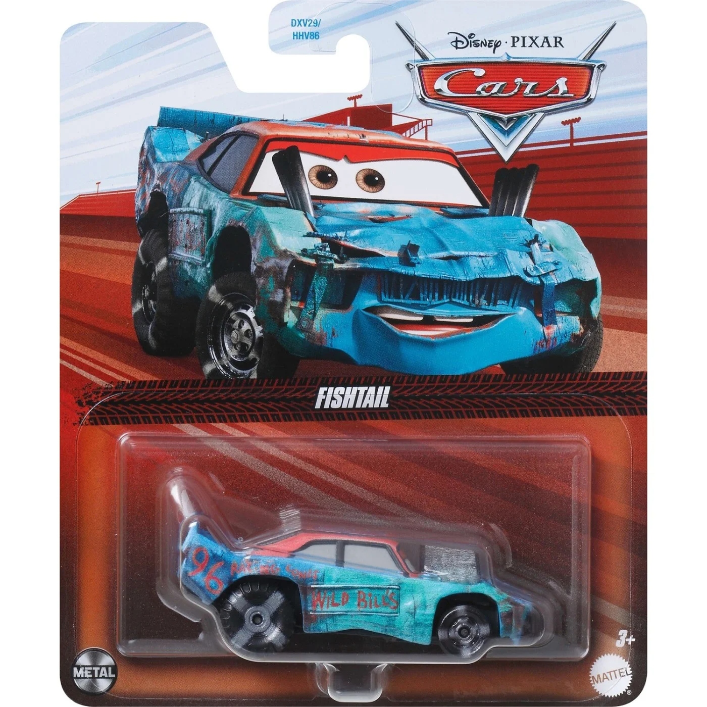 coche metal Disney Pixar CARS 1:55 FISHTAIL JDL79