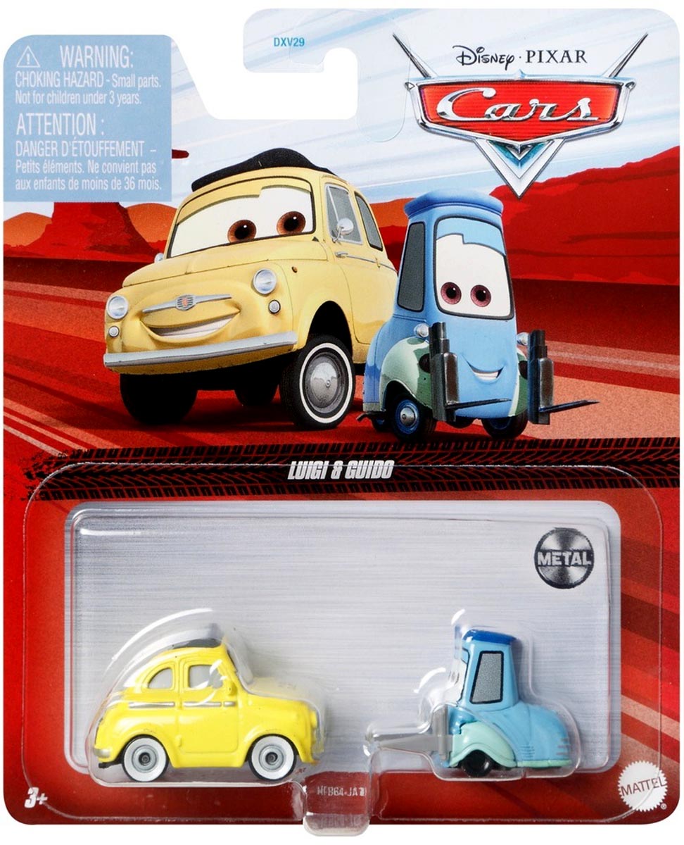 coche metal Disney Pixar CARS 1:55 LUIGI & GUIDO FJH93