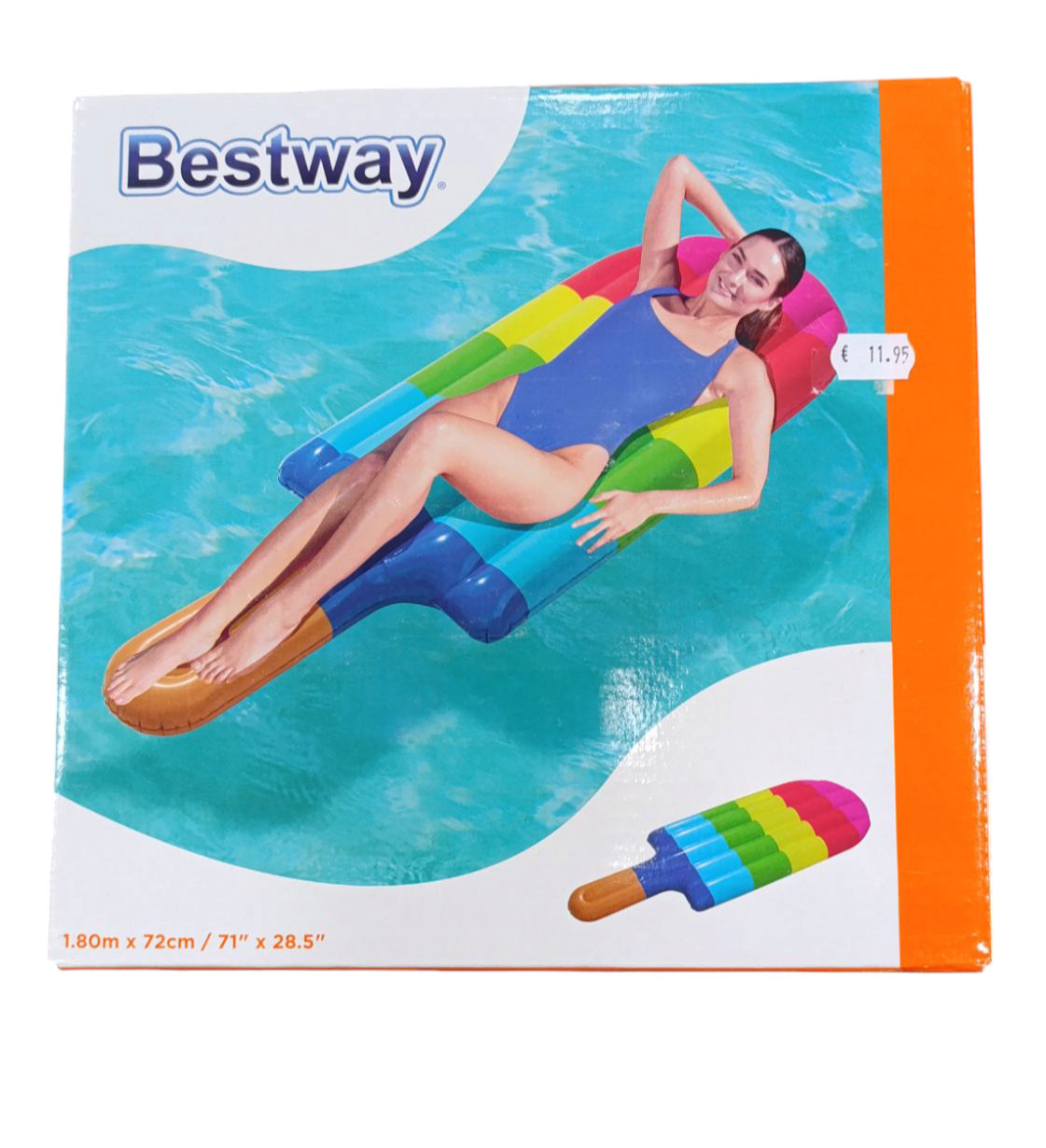 Colchoneta helado BESTWAY 1,80X72 CM