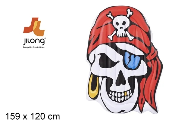Colchoneta hinchable calavera 159×120 cm