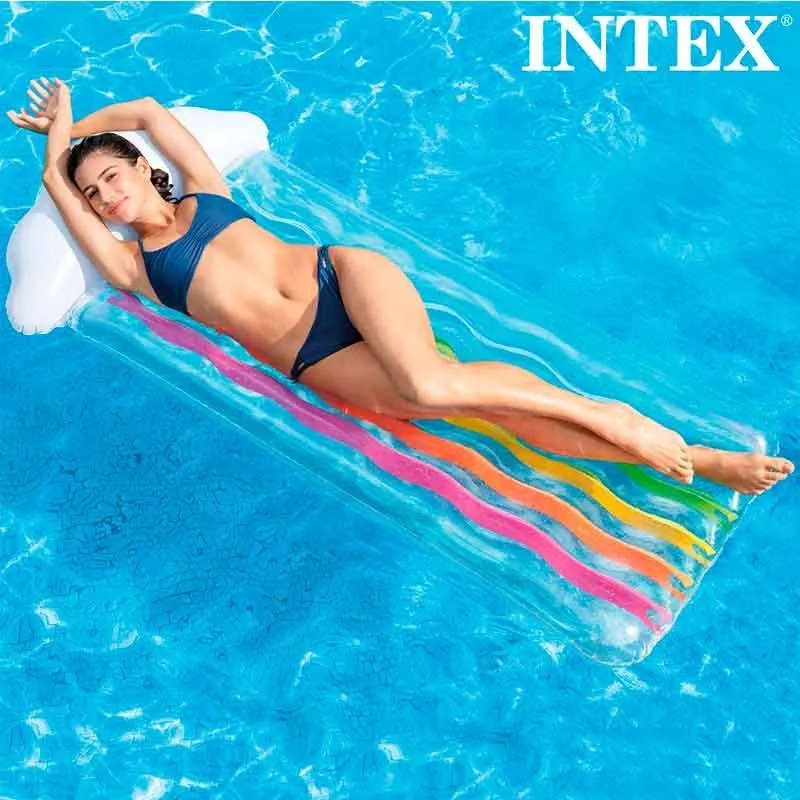 Colchoneta Rainbow Cloud INTEX 1,80X0,86 M