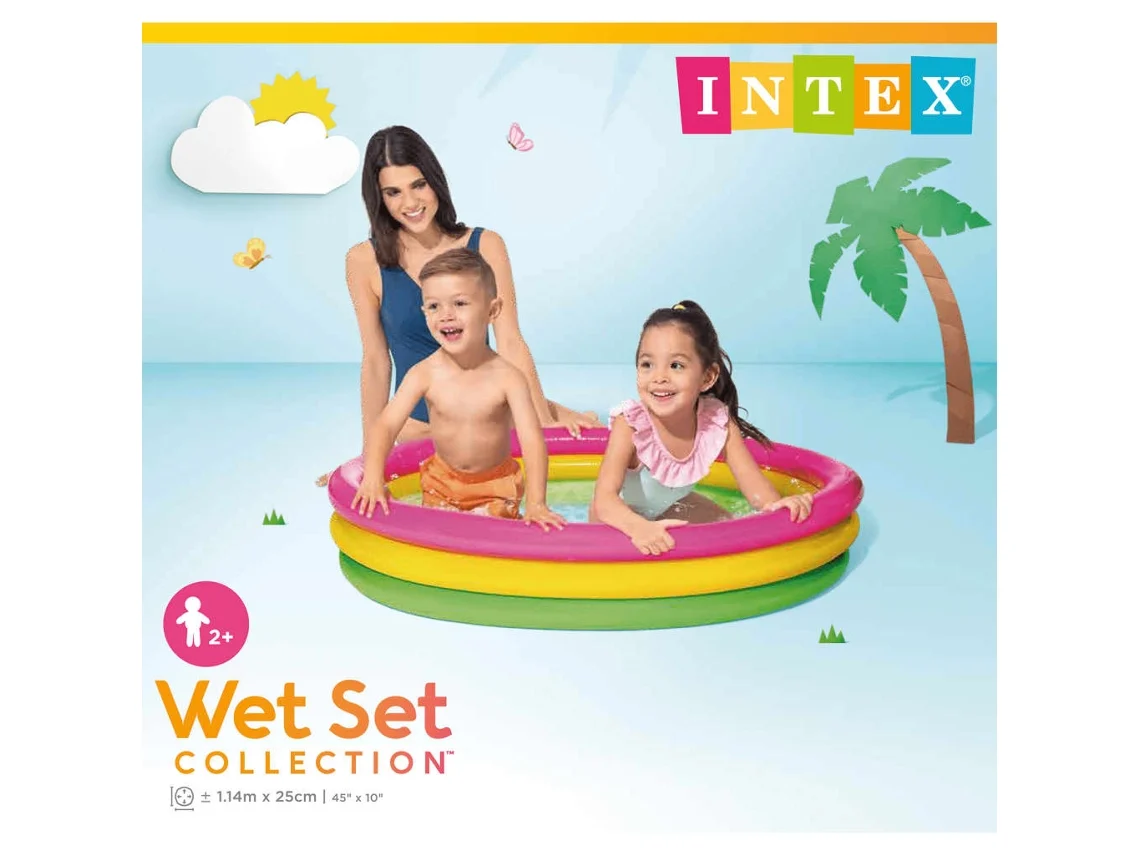 Piscina inflable INTEX Vinilo (114x25 cm)