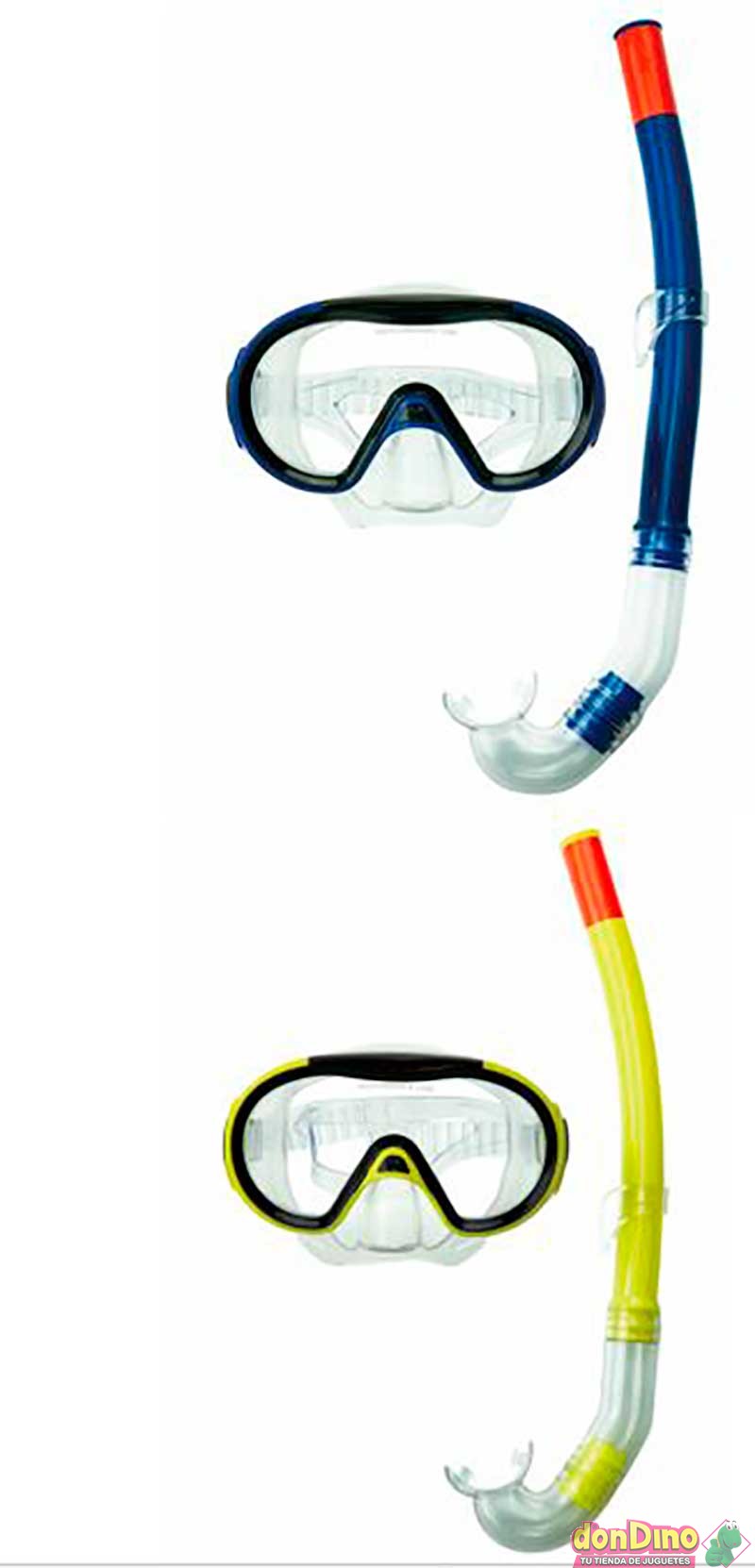 Set gafas + tubo Adulto BEACH LINE varios colores