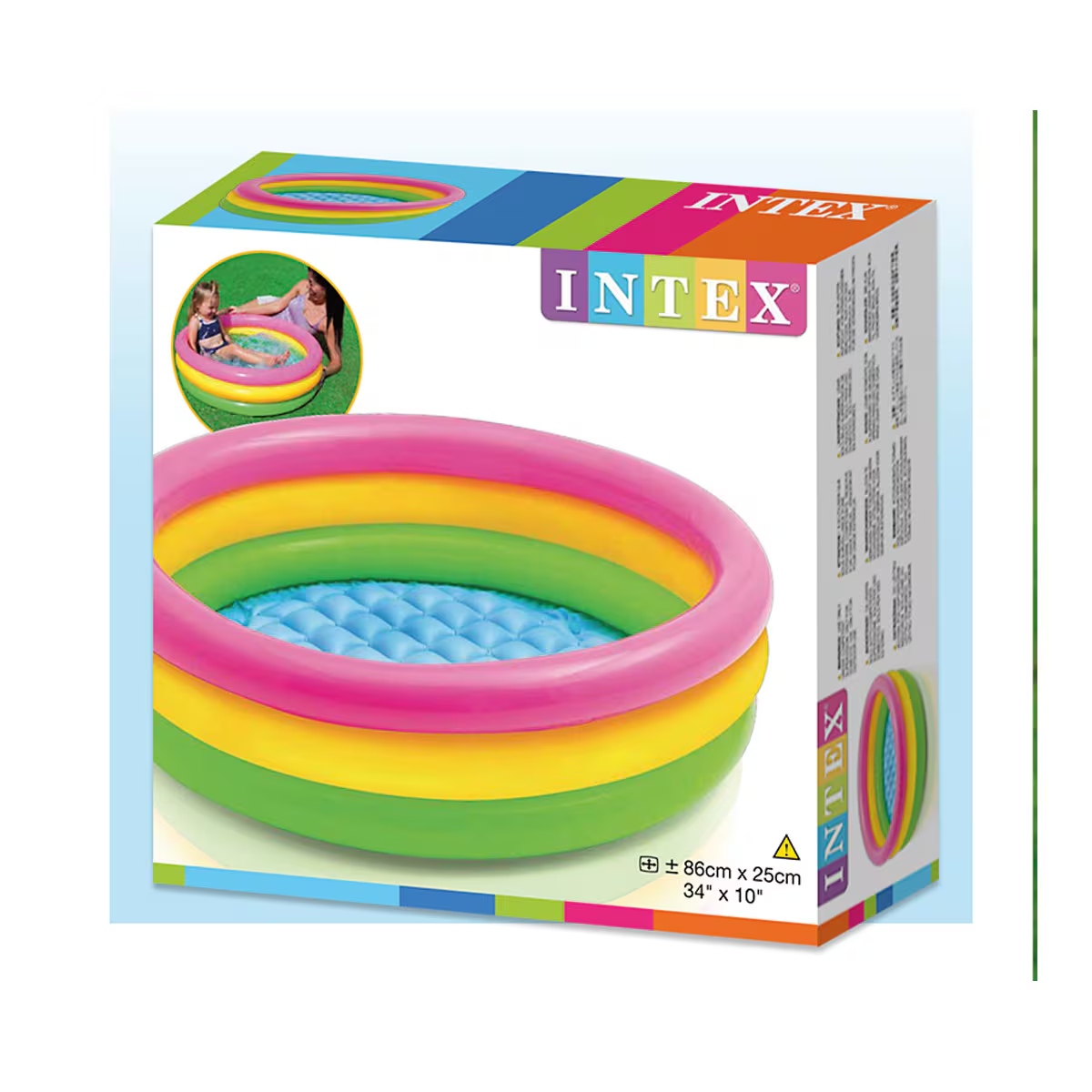 Piscina 3 tubos INTEX 61X 22 CM