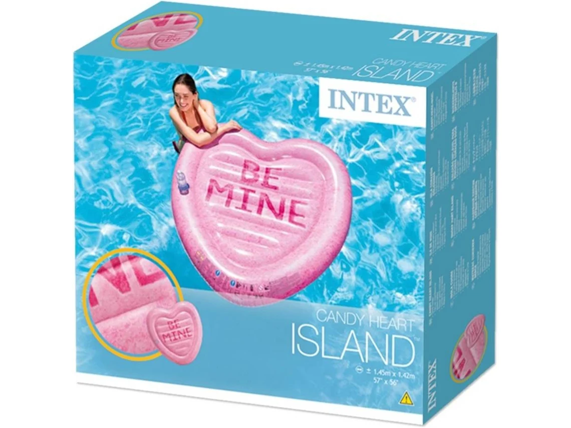 Hinchable INTEX Corazón: Be Mine (145 x 142 cm)
