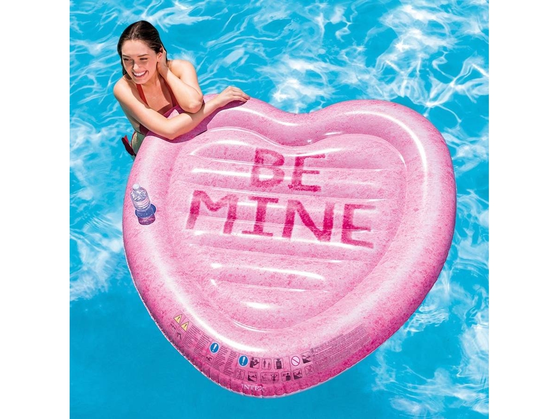Hinchable INTEX Corazón: Be Mine (145 x 142 cm)