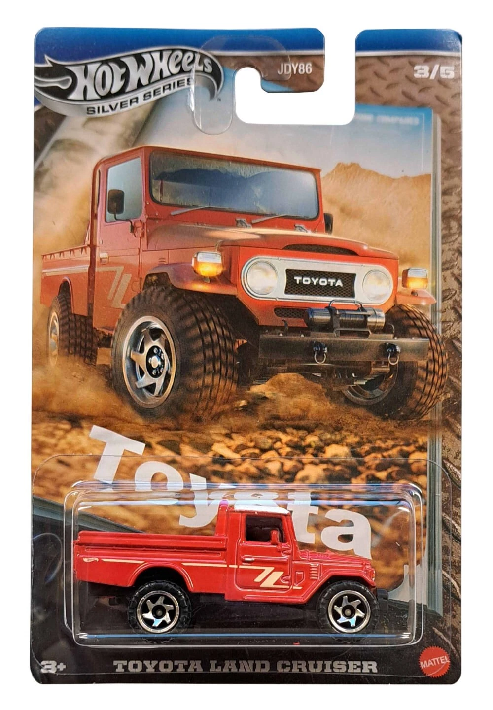 Hot Wheels Silver Series TOYOTA LAND CRUISER JCB73 3/5